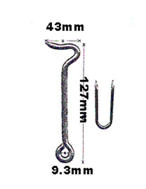 Heavy Duty Gate Hook and Staple