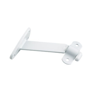 Heavy-Duty Aluminum Bracket with Extended Arm for Wood Handrail - 4 1/16 in (103.18 mm)