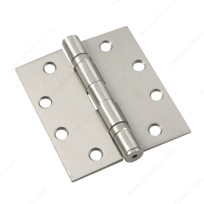 Polished Brass Commercial Ball Bearing Hinge (4 x 4, single hinge)