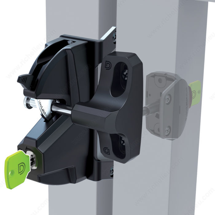 Heavy Duty Key-Lockable Gate Latch - Double-Sided - Onward Hardware