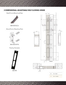 Librairie des catalogues Onward Hardware - Concealed Hinges
 - page 7