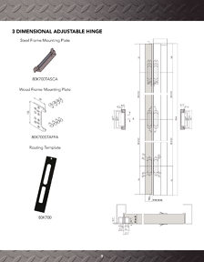 Librairie des catalogues Onward Hardware - Concealed Hinges
 - page 9