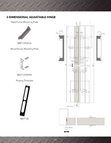 Librairie des catalogues Onward Hardware - Concealed Hinges
 - page 11