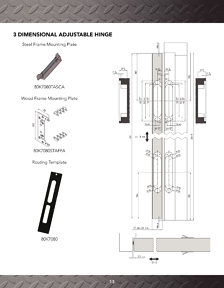 Librairie des catalogues Onward Hardware - Concealed Hinges
 - page 13