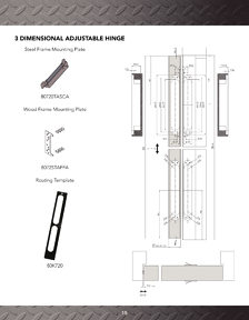 Librairie des catalogues Onward Hardware - Concealed Hinges
 - page 15