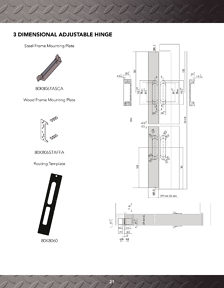 Librairie des catalogues Onward Hardware - Concealed Hinges
 - page 21