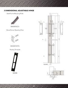 Librairie des catalogues Onward Hardware - Concealed Hinges
 - page 29