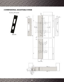 Librairie des catalogues Onward Hardware - Concealed Hinges
 - page 35