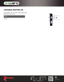 Librairie des catalogues Onward Hardware - Concealed Hinges
 - page 38